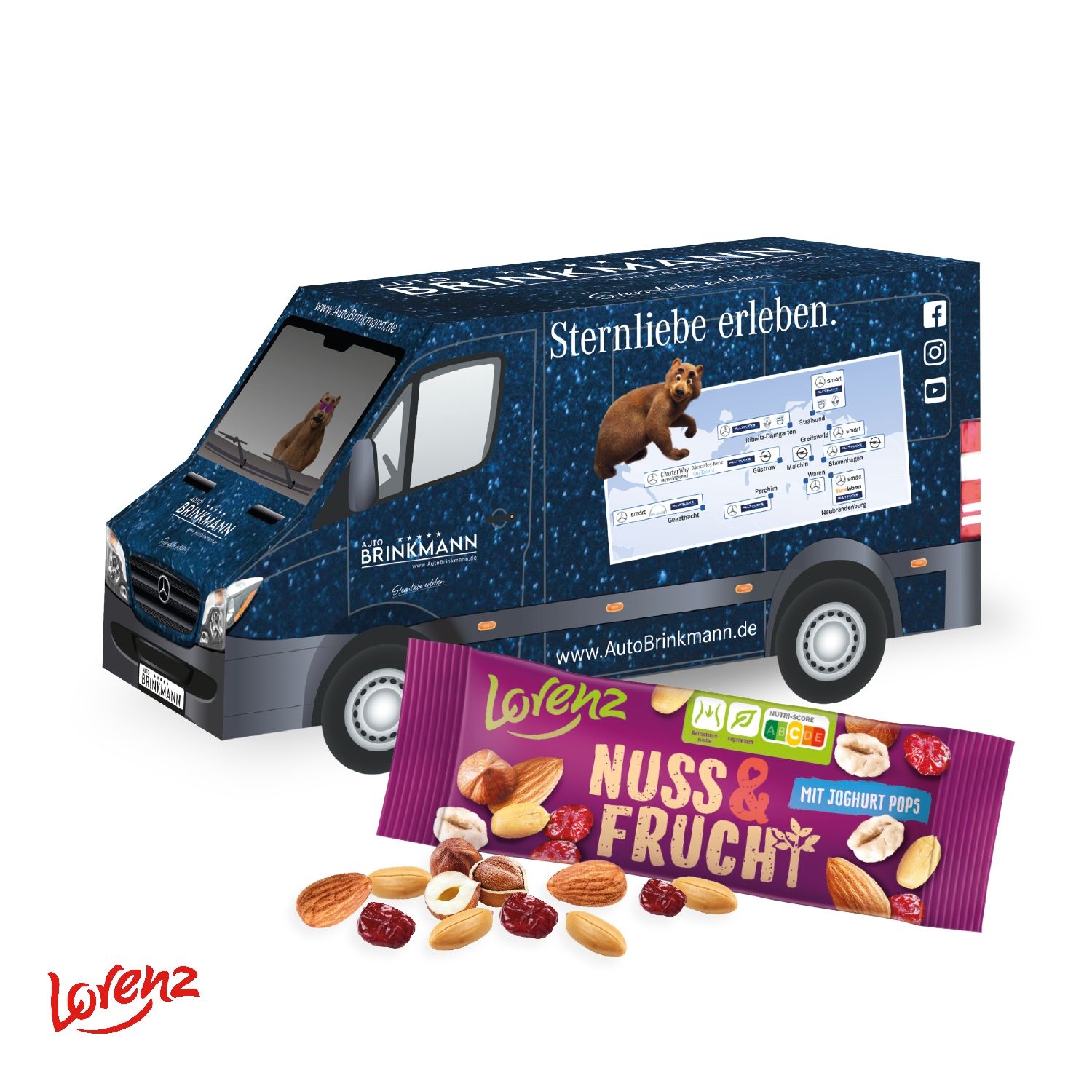 CD917143D Praesent Transporter mit Lorenz Nuss _ Frucht