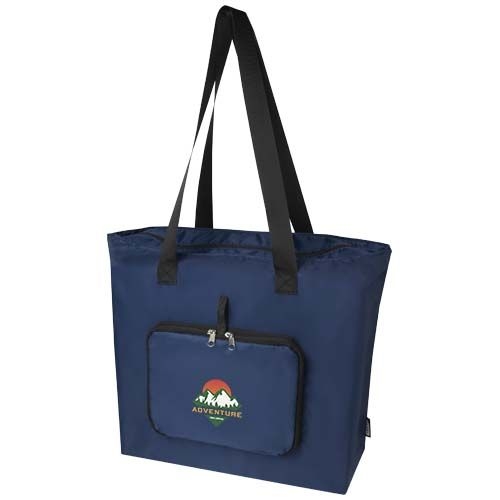 PF130091-5EcoFold faltbare RPET Tragetasche 16 L_ navy