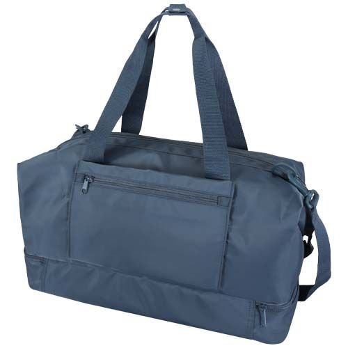 PF120763-2Trip Aware™ recycelte Reisetasche 42L_ hale blau