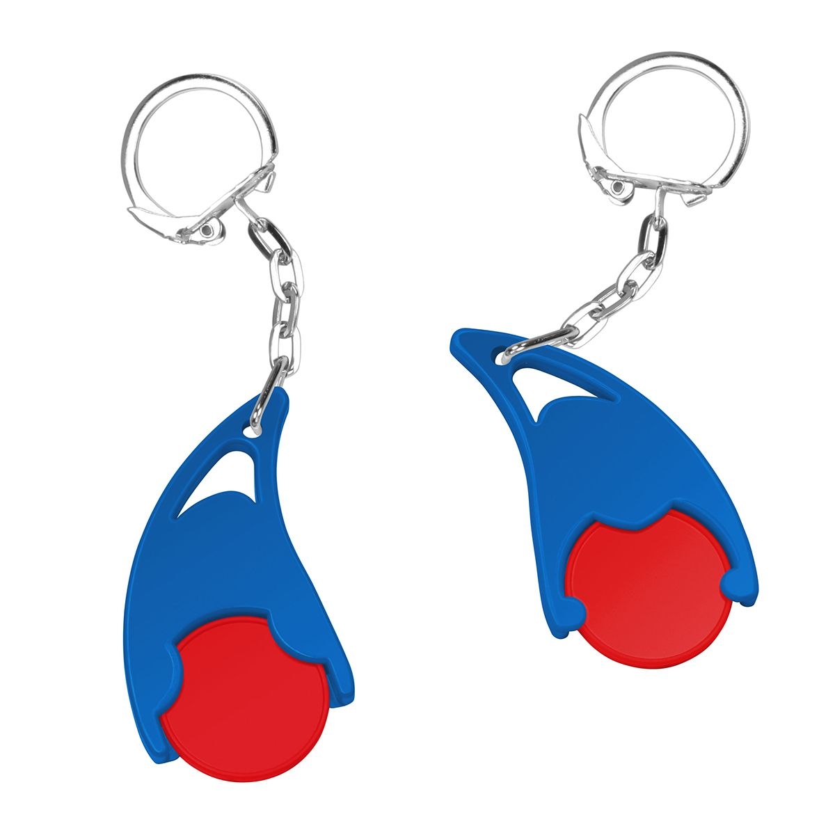 HE7491K-1-3Chiphalter mit  1€-Chip _Epsilon_ rot_ blau