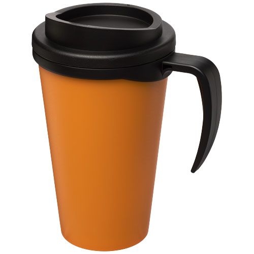PF210004-24Americano® Grande 350 ml Isolierbecher_ orange_schwarz PF210004-24Americano® Grande 350 ml Isolierbecher_ orange_schwarz
