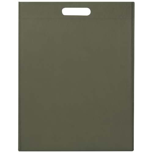 PF130103-5EcoSeal 5 L GRS-recycelte Nonwoven Tragetasche_ waldgruen