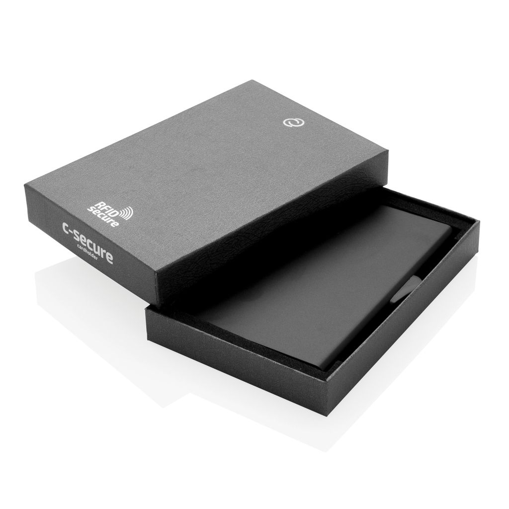 XDP820.49-1C-Secure Aluminium RFID Kartenhalter_ schwarz