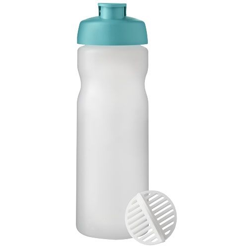 PF210703-6Baseline Plus 650 ml Shakerflasche_ aquablau_klar mattiert