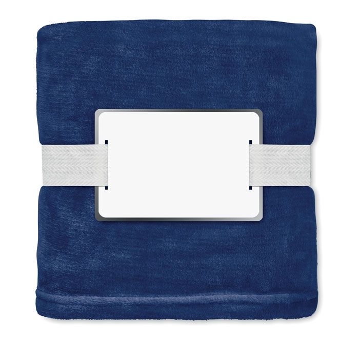 MO6804-04Logan RPET-Flanell Fleece-Decke_ Blau