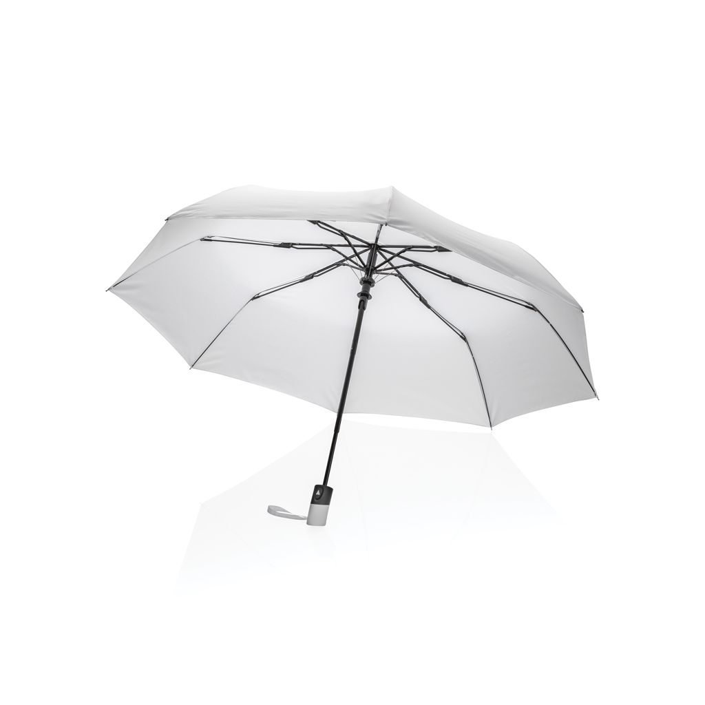 XDP850.59-321_ Impact AWARE™ RPET 190T Mini-Schirm automatic open_ weiss