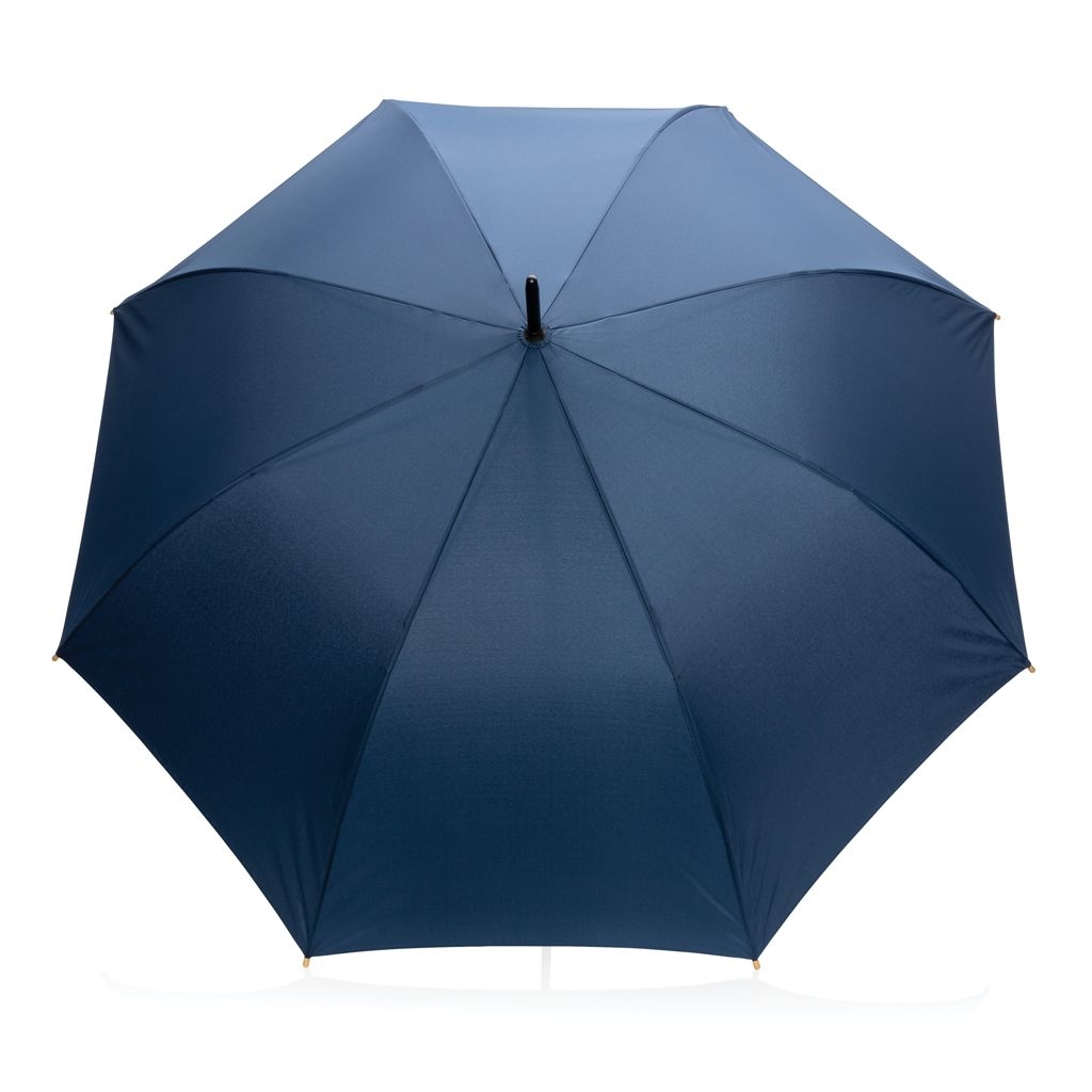 XDP850.66-527_ Impact AWARE™ RPET 190T Auto-Open Bambus-Schirm_ navy blau