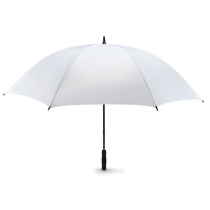 KC5187-06Gruso Regenschirm mit Softgriff_ Weiss