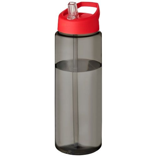 PF210486-3H2O Active® Eco Vibe 850 ml Sportflasche mit Ausgussdeckel_ kohle_rot PF210486-3H2O Active® Eco Vibe 850 ml Sportflasche mit Ausgussdeckel_ kohle_rot