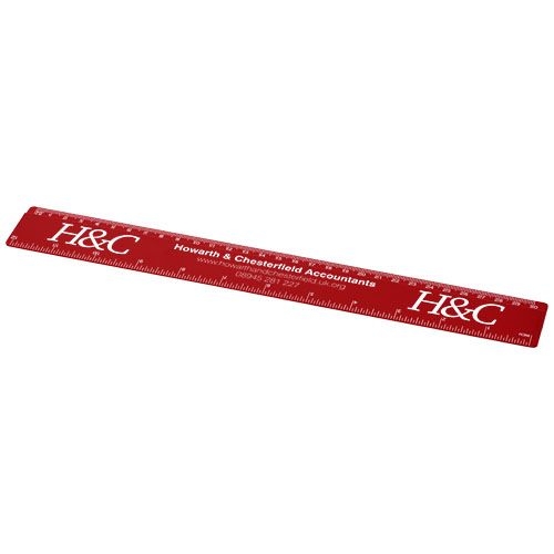 PF210535-5Renzo 30 cm Kunststofflineal_ rot