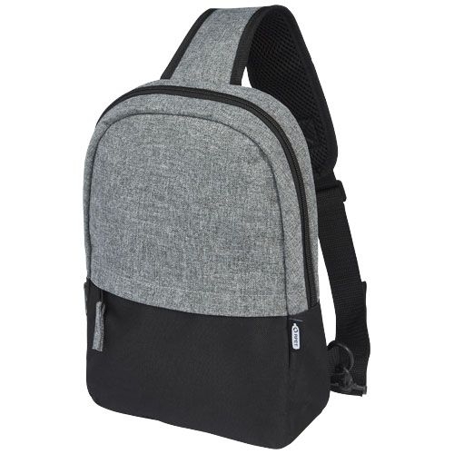 PF120653-1Reclaim GRS recycelte Tragetasche 3_5 L_ schwarz_heather grau