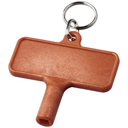 PF210872-3Largo Kunststoff Heizkoerperschluessel mit Schluesselanhaenger_ rot PF210872-3Largo Kunststoff Heizkoerperschluessel mit Schluesselanhaenger_ rot