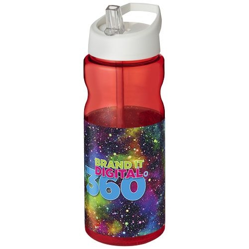 PF210049-13H2O Active® Base 650 ml Sportflasche mit Ausgussdeckel_ rot_weiss