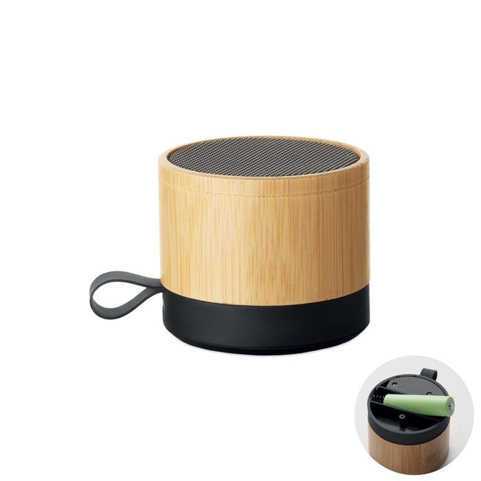 MO2801-40Recar Bamboo 5.1 Wireless Lautsprecher_ holz