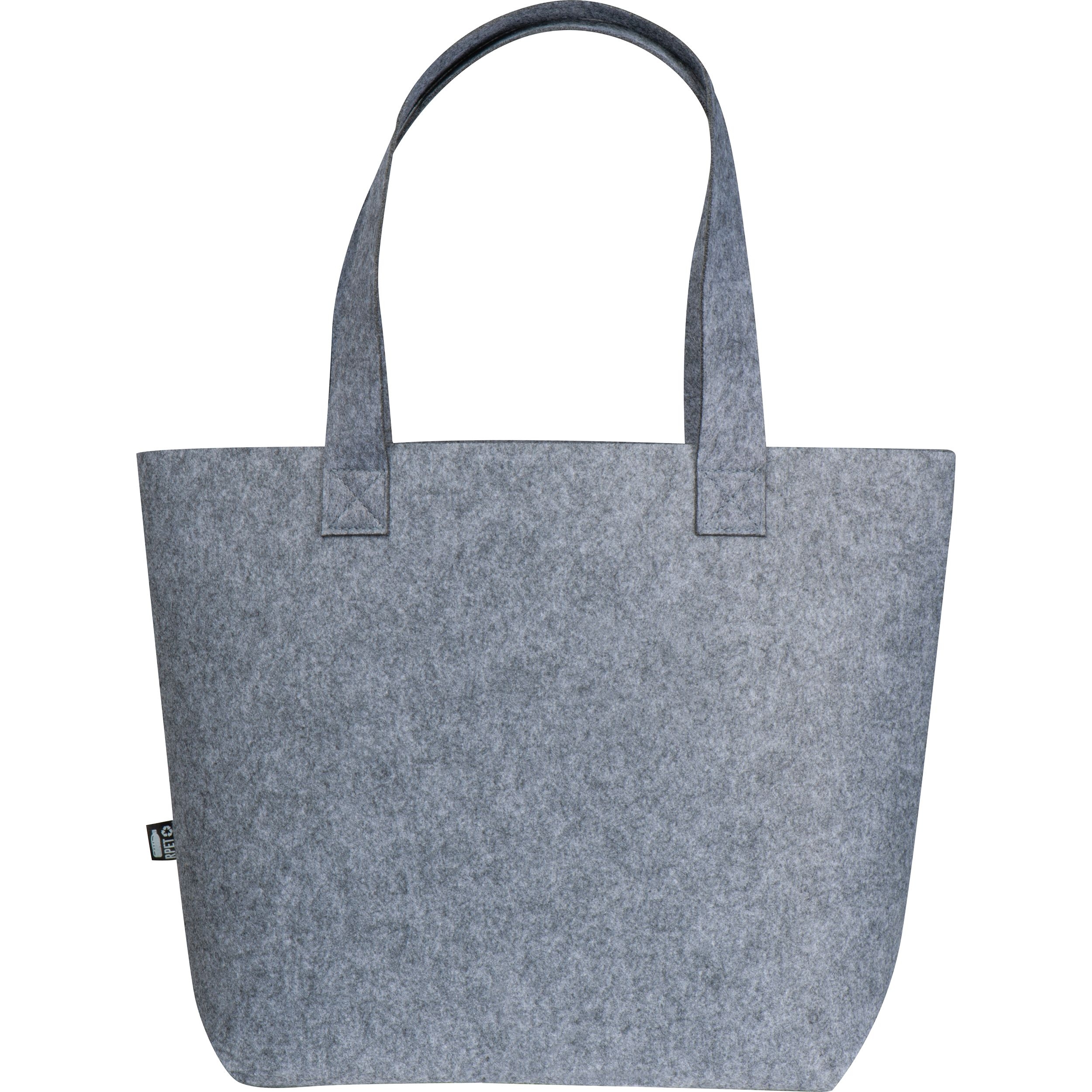 MA63725-07Shopper aus RPET Filz _ silbergrau