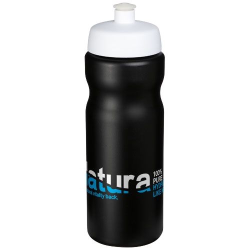 PF210684-13Baseline® Plus 650 ml Sportflasche_ schwarz_weiss