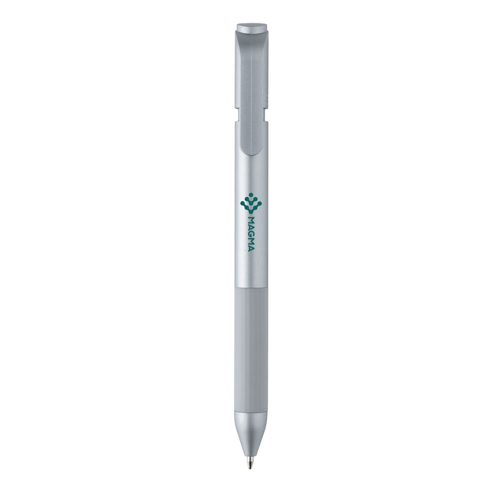 XDP611.18-2TwistLock Stift aus GRS-zertifiziert recyceltem ABS_ silber