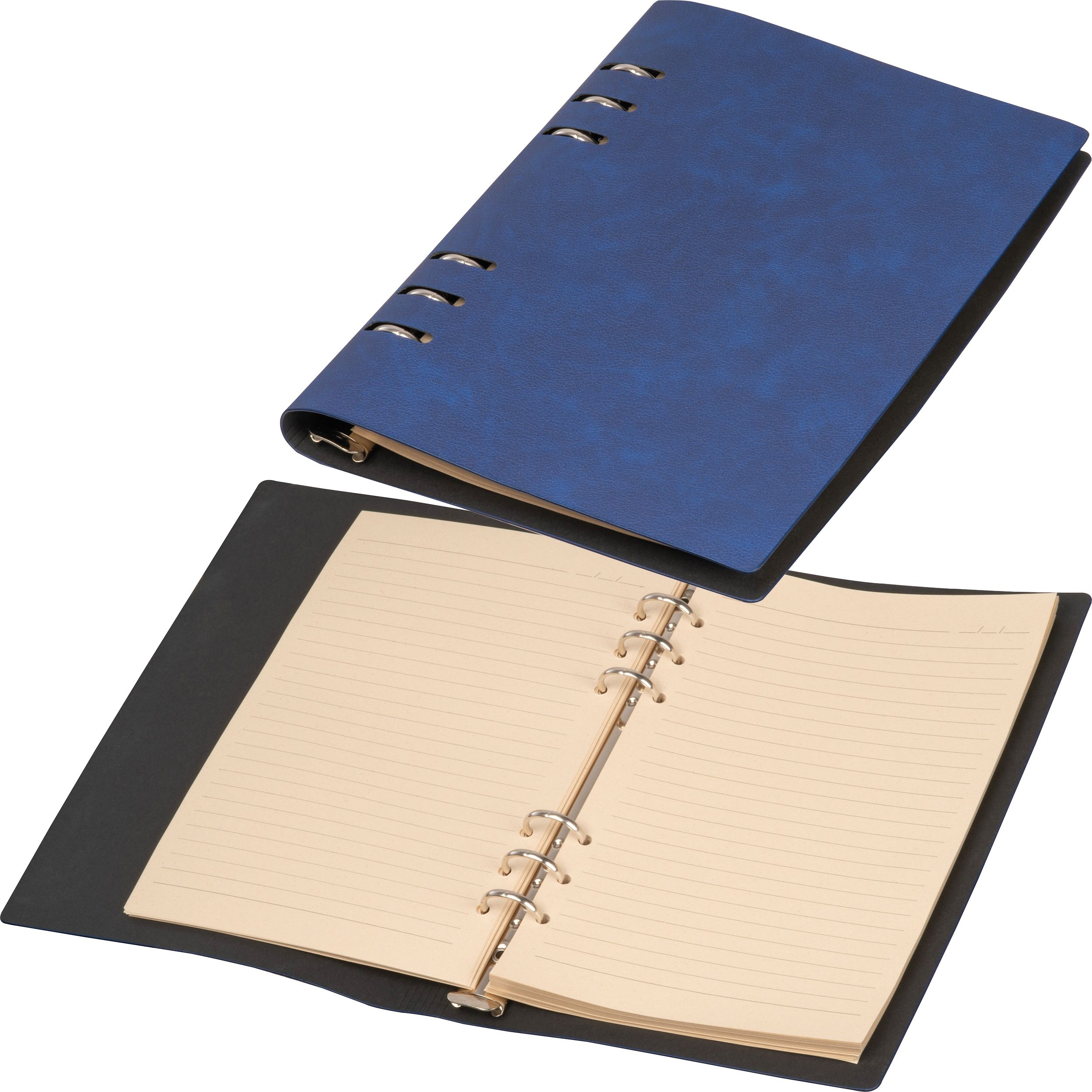 MA25253-44A5 Ringbuch mit PU-Einband ROSARIA_ dunkelblau