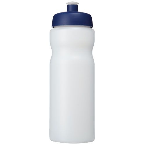 PF220201-7Baseline® Plus 650 ml Sportflasche_ blau_transparent klar