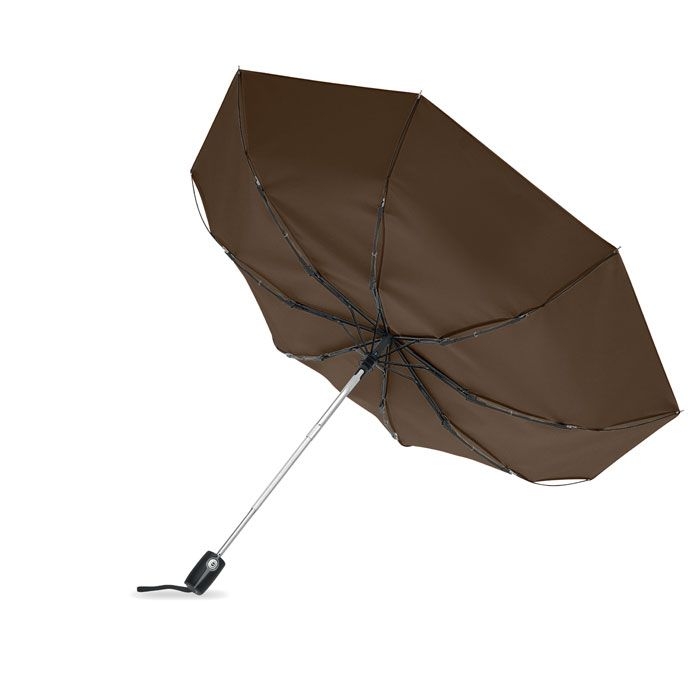 MO8780-01Gentlemen Windbestaendiger Regenschirm 21”_ braun