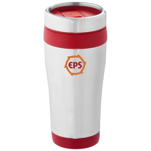 PF100310-3Elwood 410 ml Isolierbecher_ silber_rot