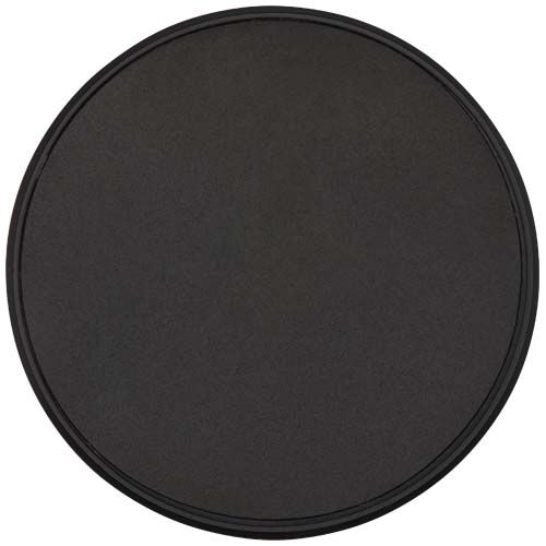 PF124463-2Alcor Klappbare magnetische Smartphonehalterung aus recyceltem Kunststoff mit Bambusdetails_ schwarz