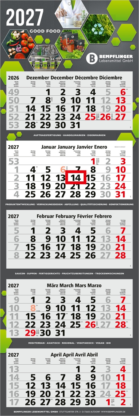 GE00395-Monatskalender Penta Light 5
