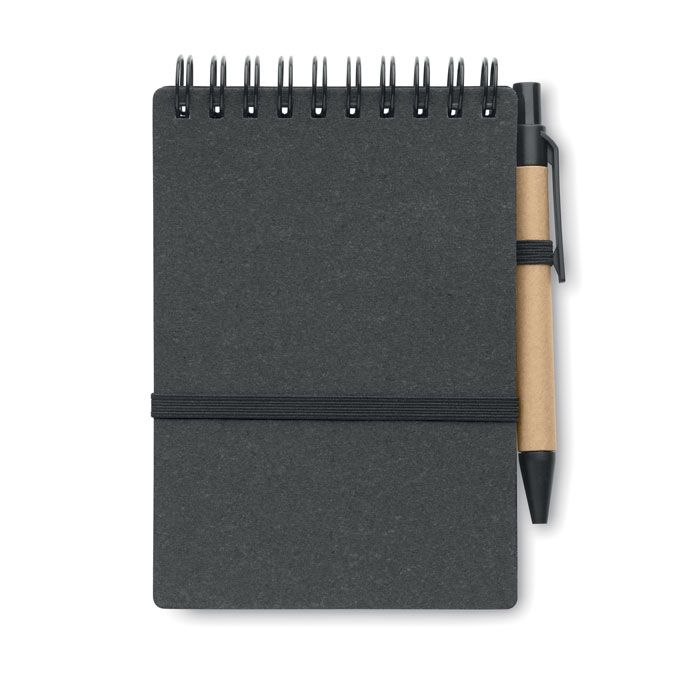 MO2481-15Notie Recyceltes Notizbuch-Set_ steingrau
