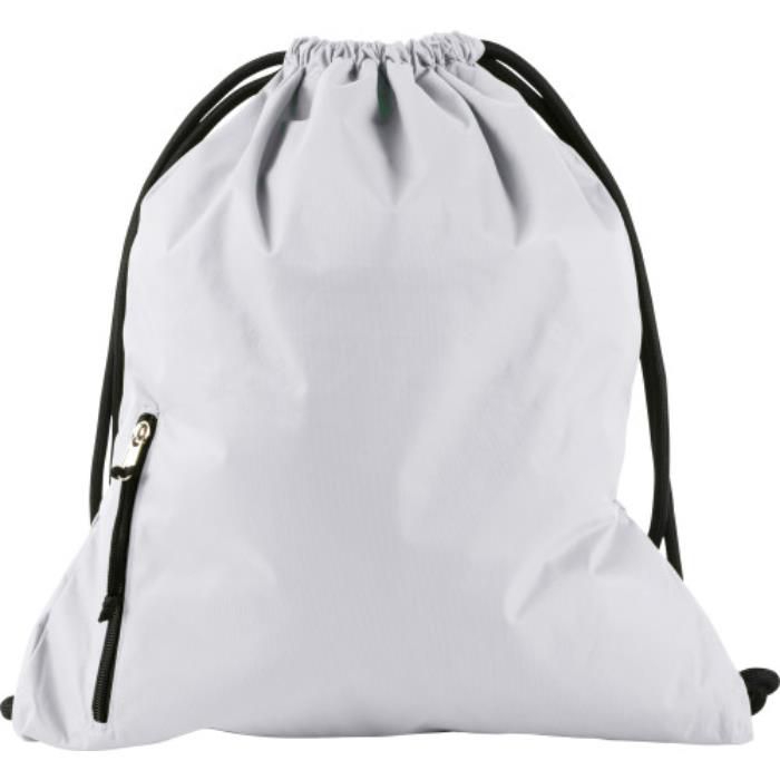 GI9003-02Turnbeutel aus Pongee Elise_ Weiss GI9003-02Turnbeutel aus Pongee Elise_ Weiss