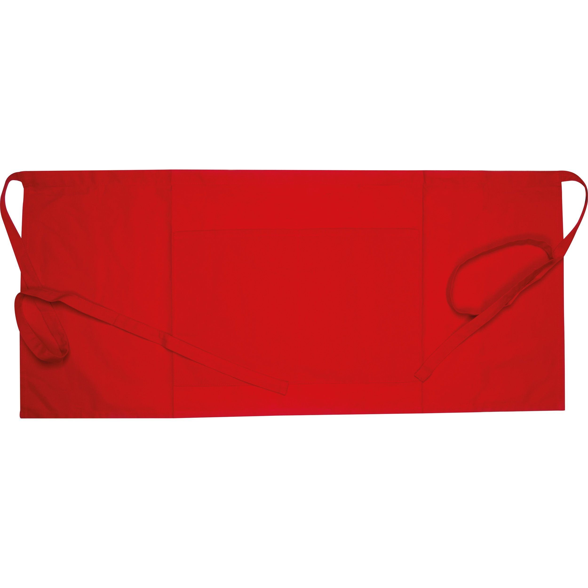 MA61381-05Servierschuerze aus Baumwolle RUPERT_ rot
