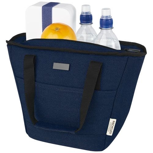 PF120679-1Joey GRS-recycelte Canvas Lunch Kuehltasche 6 L fuer 9 Dosen_ navy
