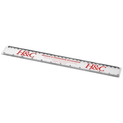 PF210535-1Renzo 30 cm Kunststofflineal_ transparent klar