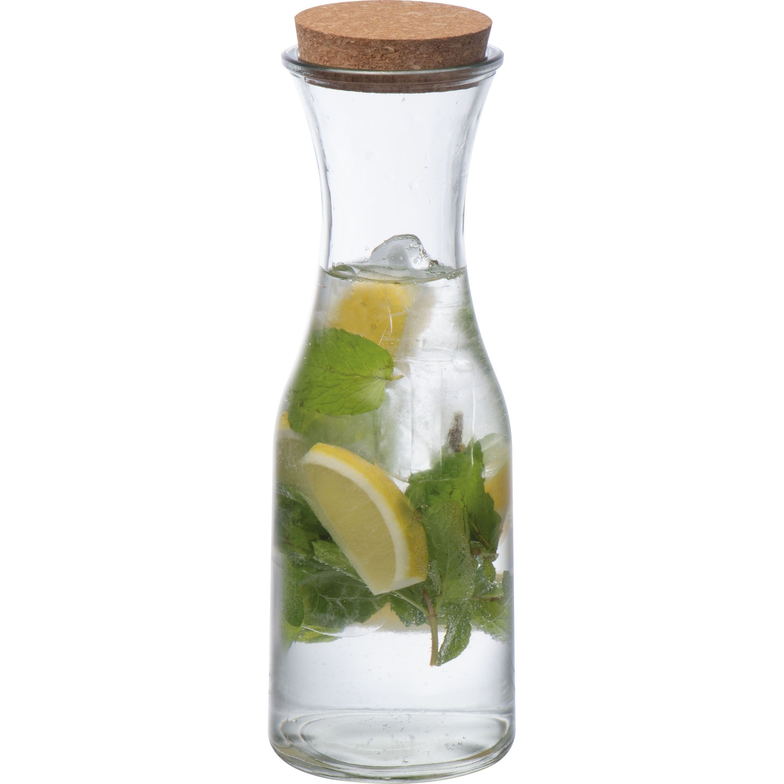 MA62306-66Glasflasche mit Korkdeckel_ transparent