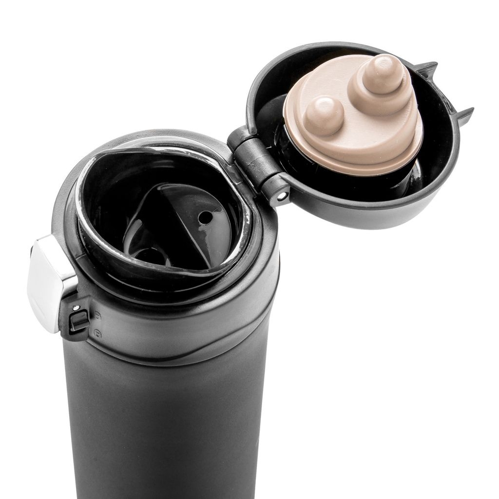 XDP435.06-1Easy-Lock Vakuum-Becher aus RCS recyceltem Stainless-Steel_ schwarz