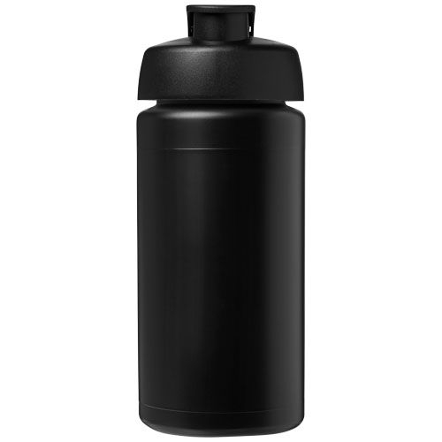 Baseline® Plus grip 500 ml Sportflasche mit Klappdeckel, schwarz
