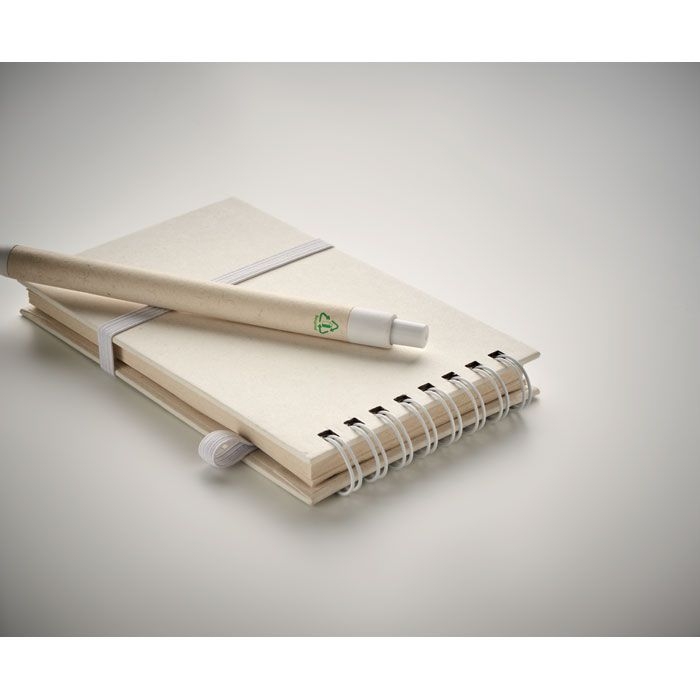 MO6837-06Mito Set DIN A6 Notizbuch-Set_ Weiss