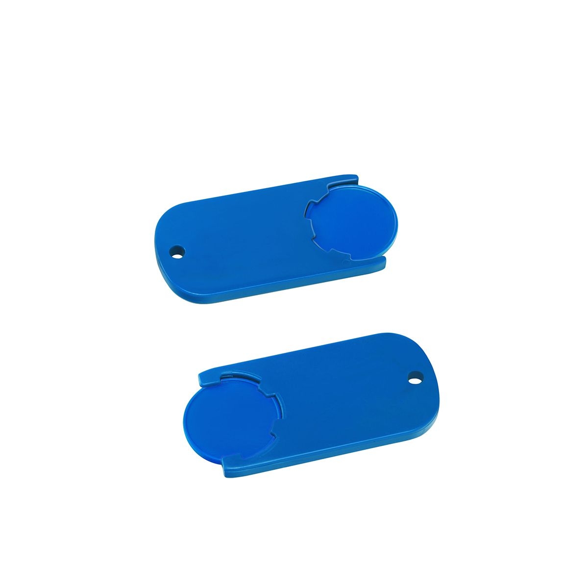 HE7439-3-3Chiphalter mit 1€-Chip _Alpha_ blau_ blau HE7439-3-3Chiphalter mit 1€-Chip _Alpha_ blau_ blau