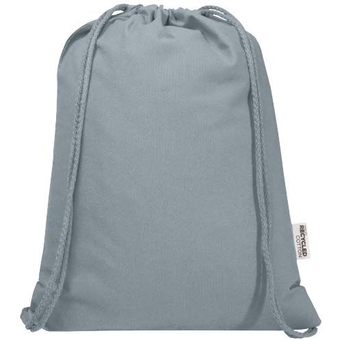 PF120761-5Oregon Blend 140 g_m² GRS-recycelter Turnbeutel 5 L _ grau