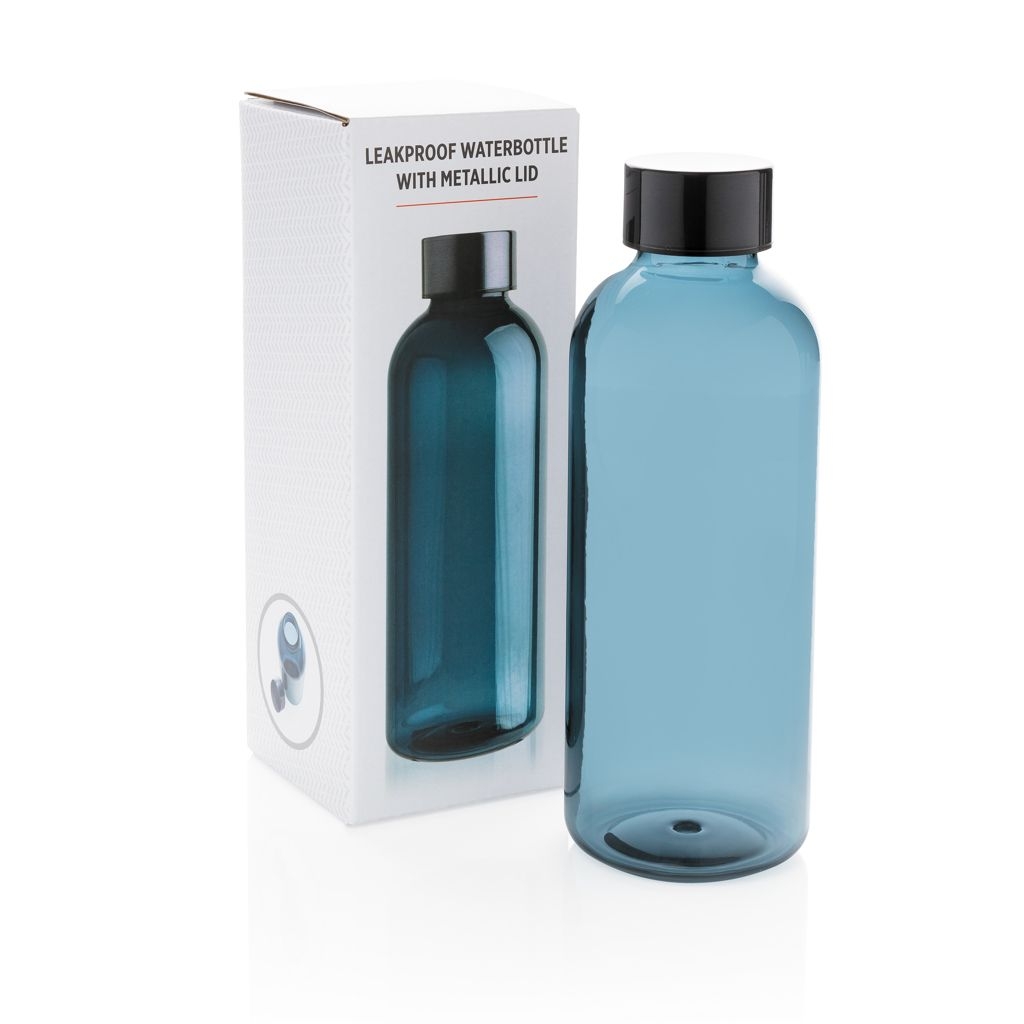 XDP433.44-5Auslaufsichere Trinkflasche mit Metalldeckel_ blau