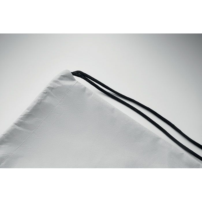 MO2809-06Daffy Rpet Beutel mit Kordelzug Non Woven_ weiss