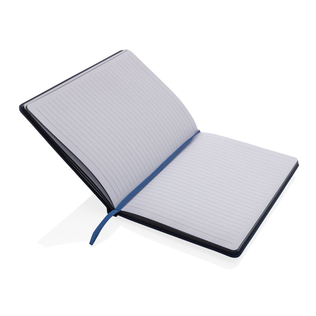 XDP774.45-5GRS-zertifiziertes rPET-A5-Notizbuch_ navy blau