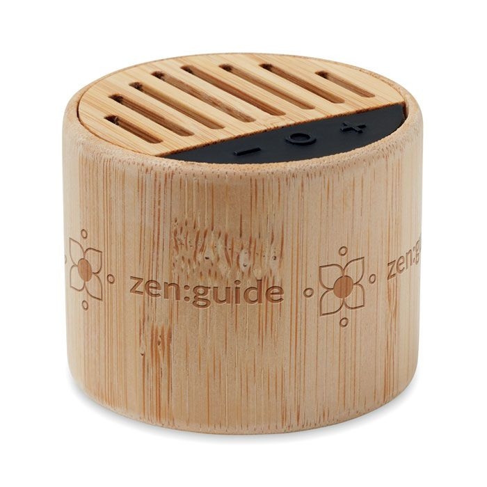 MO6818-40Round Lux Wireless Lautsprecher Bambus_ Holz
