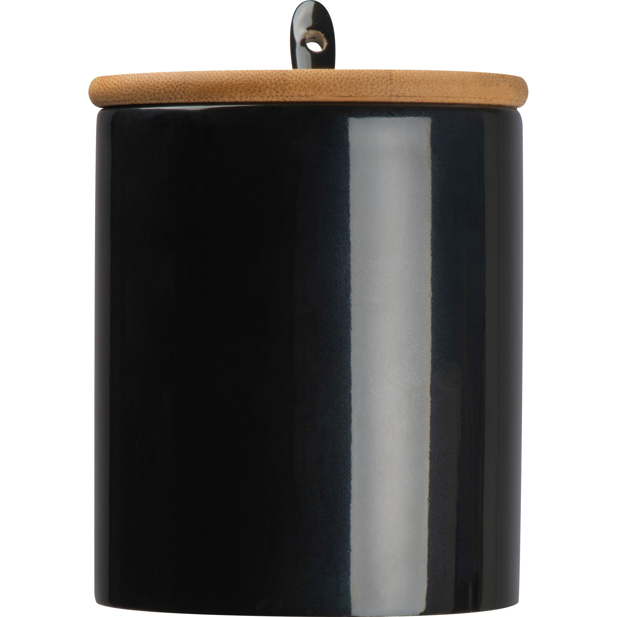 MA82969-03Keramiktasse mit Loeffel und Bambusdeckel_ schwarz