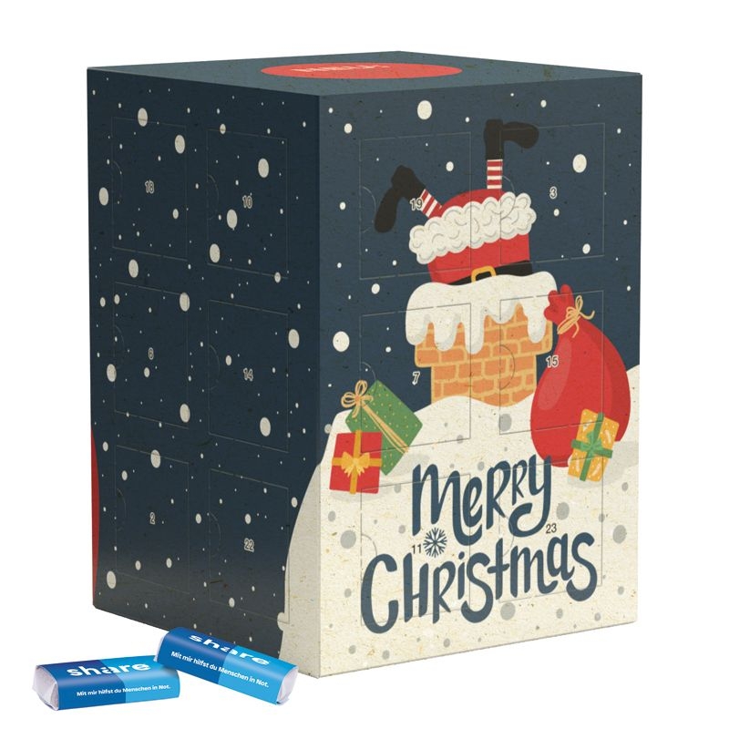 JG20163Tower Adventskalender_ Graspapier_ Share Schokolade