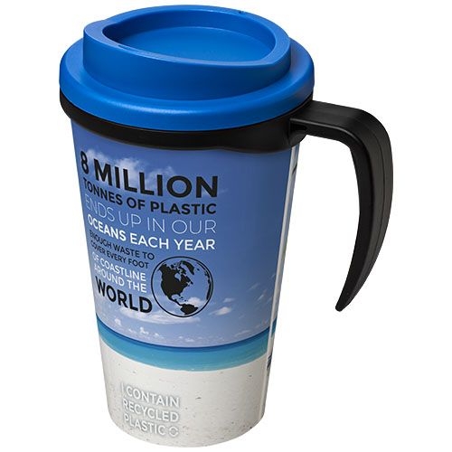 PF210006-20Brite-Ameriano® Grande 350 ml Isolierbecher_ schwarz_mittelblau PF210006-20Brite-Ameriano® Grande 350 ml Isolierbecher_ schwarz_mittelblau