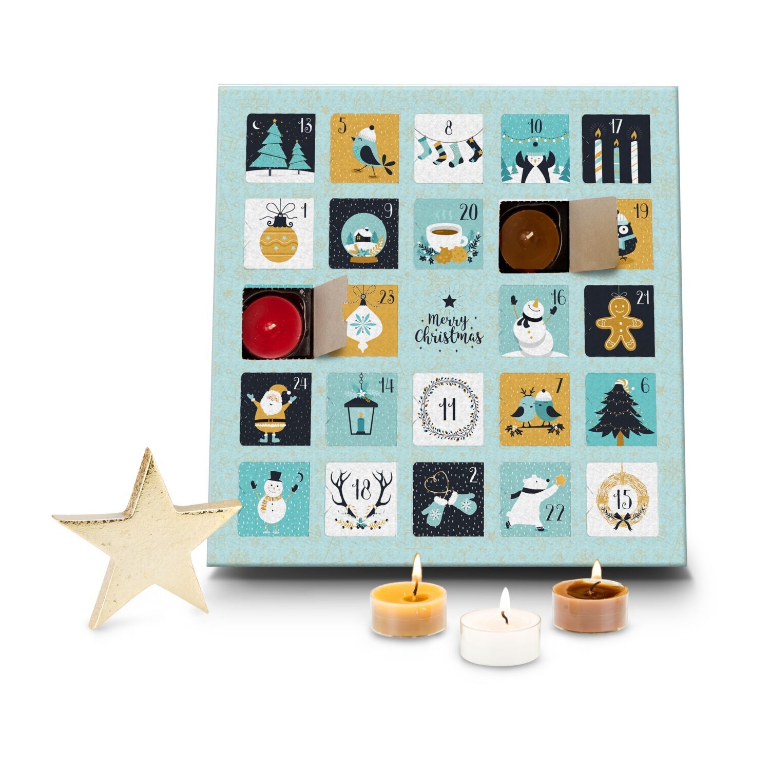RP2130Geschenkartikel_ Duftkerzen Adventskalender Charming Christmas