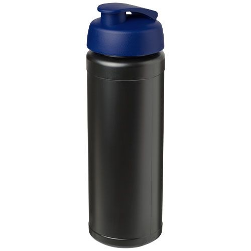 PF210074-14Baseline® Plus grip 750 ml Sportflasche mit Klappdeckel_ schwarz_blau PF210074-14Baseline® Plus grip 750 ml Sportflasche mit Klappdeckel_ schwarz_blau