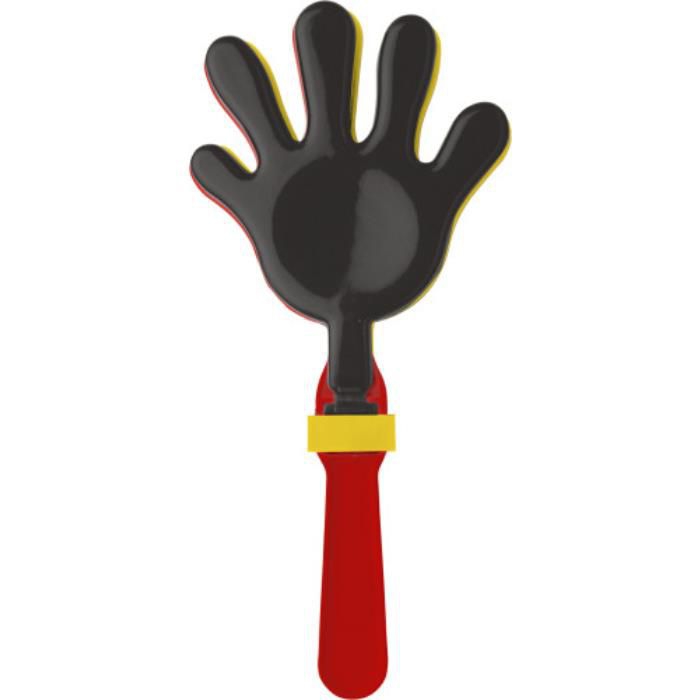 GI9539-09Klapperhand aus Kunststoff Boris_ mehrfarbig