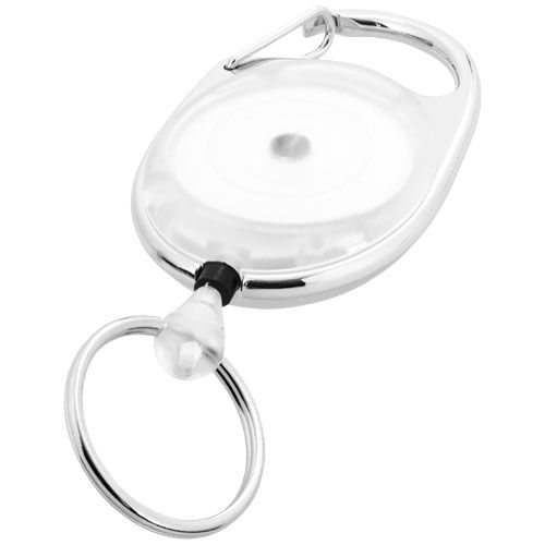 PF102104-1Gerlos Schluesselkette mit Rollerclip_ weiss