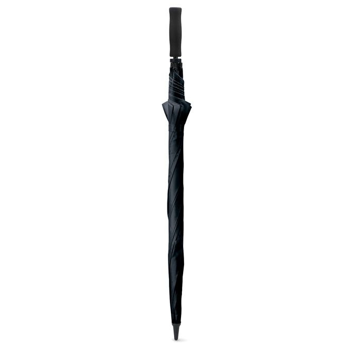KC5187-03Gruso Regenschirm mit Softgriff_ Schwarz